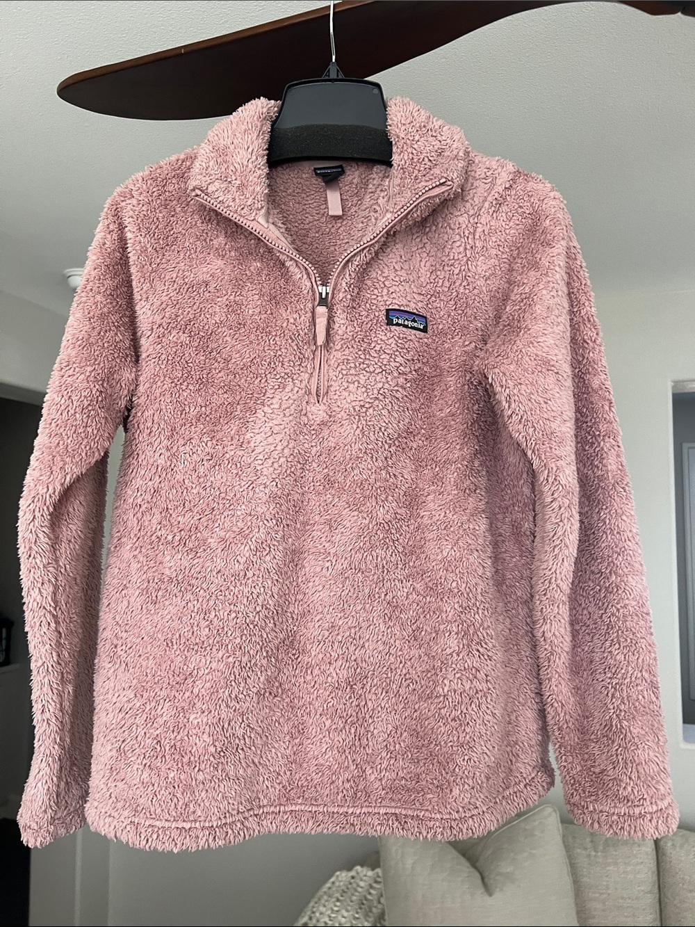 Patagonia Women's Plush Half-Zip Pullover - Dusty Rose